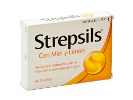 Imagen del producto Strepsils miel y limón 24 pastillas